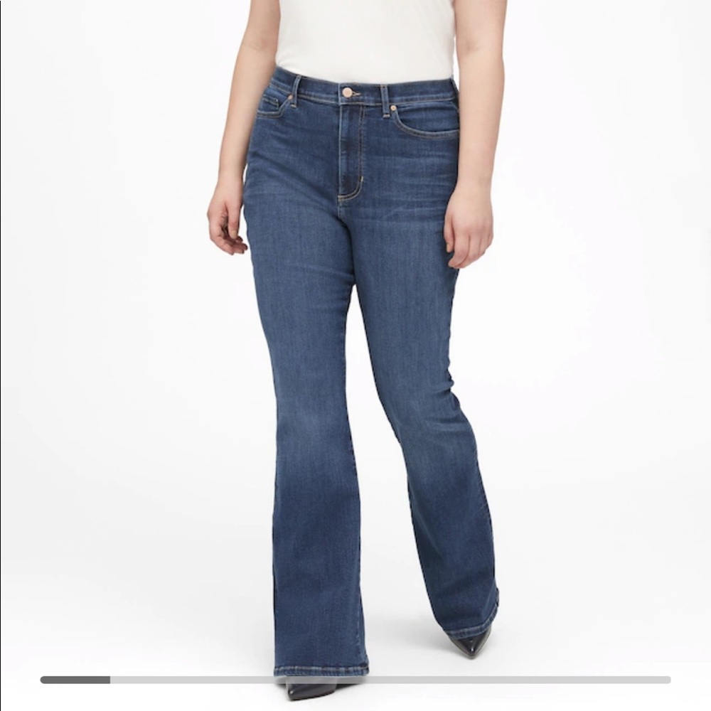 Banana Republic high rise flare